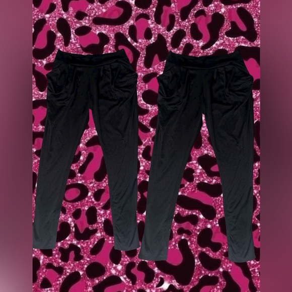 2010s Nicki Minaj black glam leggings - Picture 1 of 4